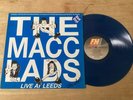 The Macc Lads – Live At Leeds (The Who?) Blue Vinyl LP WKFMLP115 1988 Rare Punk