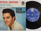 ELVIS PRESLEY French France solid center petit trou Little Sister 86.304