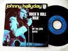 45T HC JOHNNY HALLYDAY ROCK'N'ROLL MAN / OH MA JOLIE SARAH 1974