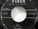 The POETS 45 Vowels of Love / Dead FLASH Halloween Doowop  Kz 1000