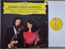 DGG 415 471-1 digital stereo Bach cello sonatas Mischa Maisky Martha Argerich NM