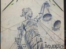 Metallica And Justice For All 1988 UK Vertigo Press Vinyl 2LP 12” Inner Record