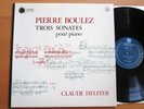 AS 60 Pierre Boulez Trois Sonates Pour Piano Claude Helffer NEAR MINT Astree LP