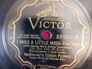 78 Rpm Prewar Jazz McKinney's Cotton Pickers I Miss A Little Miss VG++/E--