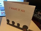 queen i want it all uk 1989 7”ps promo + press pack limited nr mint