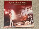 queen on fire live at the bowl original 3 lp set (promo sticker on sleeve)