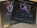 SIMPLE MINDS - DIRECTION OF THE HEART SILVER LP VINYL RECORD & SIGNED PRINT