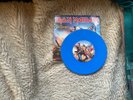 sale blue coloured vinyl record picture sleeve iron maiden the trooper