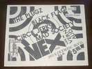 Vintage Early L.A. Punk Flyer Poster Plugz Black Flag Circle Jerks Vex Rare KBD
