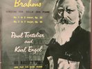 PAUL TORTELIER & ENGEL BRAHMS CELLO SONATAS ORIG HMV ALP 1233 UK-1950s LP