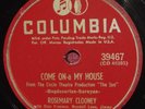 Rosemary Clooney Come On-a My House 78 PLAY GRADED Fully Tested