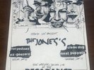 Vintage Early 80’s Joneses Meat Puppets Punk Flyer Original Poster Rare KBD Rare