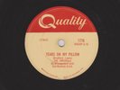 Little Anthony/Imperials - TEARS ON MY PILLOW - Canadian  QUALITY 1776 - 78rpm