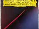 BRAHMS - No. 2 - KARAJAN - Deutsche Grammophon orig stereo digital LP -