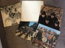 Beatles LP Vinyl 5x Bundle INCLUDING WHITE ALBUM & Poster