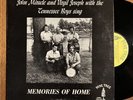 Bluegrass LP John Miracle and Virgil Joseph Memories Of Home PINE TREE VG++