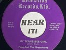 Hot Obscure Bluegrass 45 FROG & THE GREENHORNS My Tennessee Girl REVELATION hear