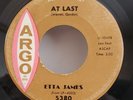 Etta James AT LAST / I JUST WANT TO MAKE LOVE TO YOU (SOUL 45) #5380 PLAYS VG