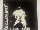 DISCHARGE vinyl lp NEVER AGAIN original Gatefold Clay Records 1982 VG
