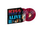 KISS Alive II 2LP red blue swirl dye colored vinyl 45th anniversary