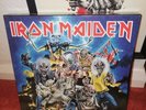 IRON MAIDEN BEST OF THE BEAST VINYL BOX SET. EXCELLENT CONDITION. 4 VINYL & BOOK