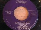 HEAR - U.S. ORIG ROCKABILLY GENE VINCENT - BLUEJEAN BOP/WHO SLAPPED JOHN-CAPITOL