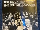 THE SPECIALS - TOO MUCH TOO YOUNG (1980) SKA 2 TONE 12” EP UK Import   EX/EX
