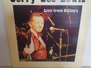 TRES RARE DOUBLE LP 33T JERRY LEE LEWIS LIVE FROM GILLEY'S 1984 US PRESS NM