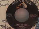 ELVIS  PRESLEY  45  SINGLE , JAILHOUSE ROCK / TREAT ME  NICE