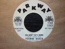 yvonne baker you didnt say a word parkway  re reissue deleted 45 northern soul