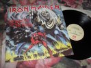 IRON MAIDEN -THE NUMBER OF THE BEAST- AWESOME RARE 1987 PRESS LP VINYL EMI FAME