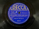 SONS OF THE SOUTH Lift Every Voice & Sing/America DECCA 8646 Rare  BLACK GOSPEL