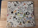 LED ZEPPELIN.VINTAGE VINYL LP.THREE.III.3.DIE-CUT PINWHEEL COVER.EXCELLENT