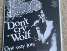 THE DAMNED 7” BLUE VINYL DUTCH REISSUE DONT CRY WOLF SEALED