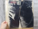 The Rolling Stones Sticky Fingers Vinyl LP VG With Poster & Sleeve Zipper Cover