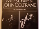Miles Davis & John Coltrane - Live In Stockholm 1960 -LP 1985 Dragon - Near Mint