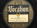 KANSAS CITY KITTY & GEORGIA TOM 1930 prewar blues 78 rpm record DAMAGED-REPAIRED
