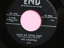 CHANTELS Doo Wop West Coast 45rpm Come My Little Baby b/w Maybe HEAR