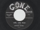 ROCKABILLY 45 - JOHNNY RIVERS - LONG LONG WALK  / BABY COME BACK- HEAR 1958 GONE