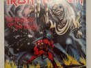 IRON MAIDEN - THE NUMBER OF THE BEAST HARVEST STEREO VINYL RECORD W INSERT