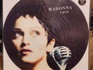 MADONNA RAIN 12'' VINYL PICTURE DISC RECORD LP Erotica PROMO CARD & HYPE
