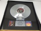 David Lee Roth  Skyscrapper Platinum Record Sales Award Vinyl Cassette RIAA VTG