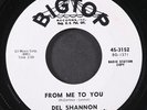 DEL SHANNON: from me to you / two silhouettes BIGTOP 7