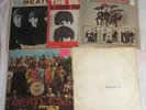 5 BEATLES LPs - Meet the Beatles, SERGEANT PEPPER, Hard Day's Night, WHITE ALBUM