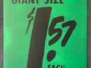Reproduction Andy Warhol 1963 record sleeve Giant Size $1.57 Each -- GREEN