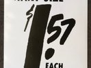 Reproduction Andy Warhol 1963 record sleeve Giant Size $1.57 Each -- GREEN