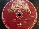 Polish 78 RPM Folk Dance Music Polonia 348 Rare Label Orchestra Wloscianska Polk
