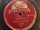 Polish 78 RPM Folk Dance Music Polonia 314 Rare Label Orchestra Warzawska Polka