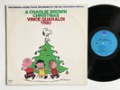 VINCE GUARALDI TRIO A Charlie Brown Christmas FANTASY 8431 LP 80s Pressing VG++