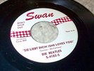 45 THE BEATLES I'll Get You SWAN NMint Sie Liebt Dich RED PRINT Lennon McCartney